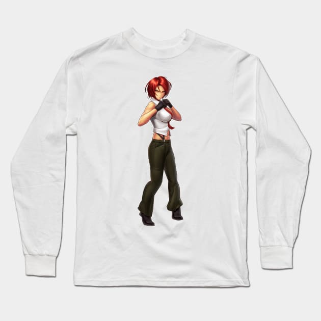 Vanessa Long Sleeve T-Shirt by hybridmink